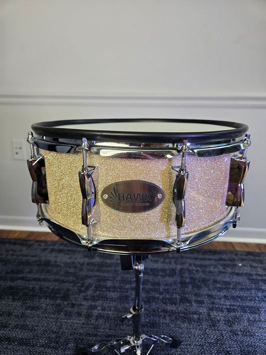 Hawk Custom Edrums 14" Snare in Champagne Sparkle